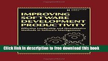 [Download] Improving Software Development Productivity: Effective Leadership and Quantitative