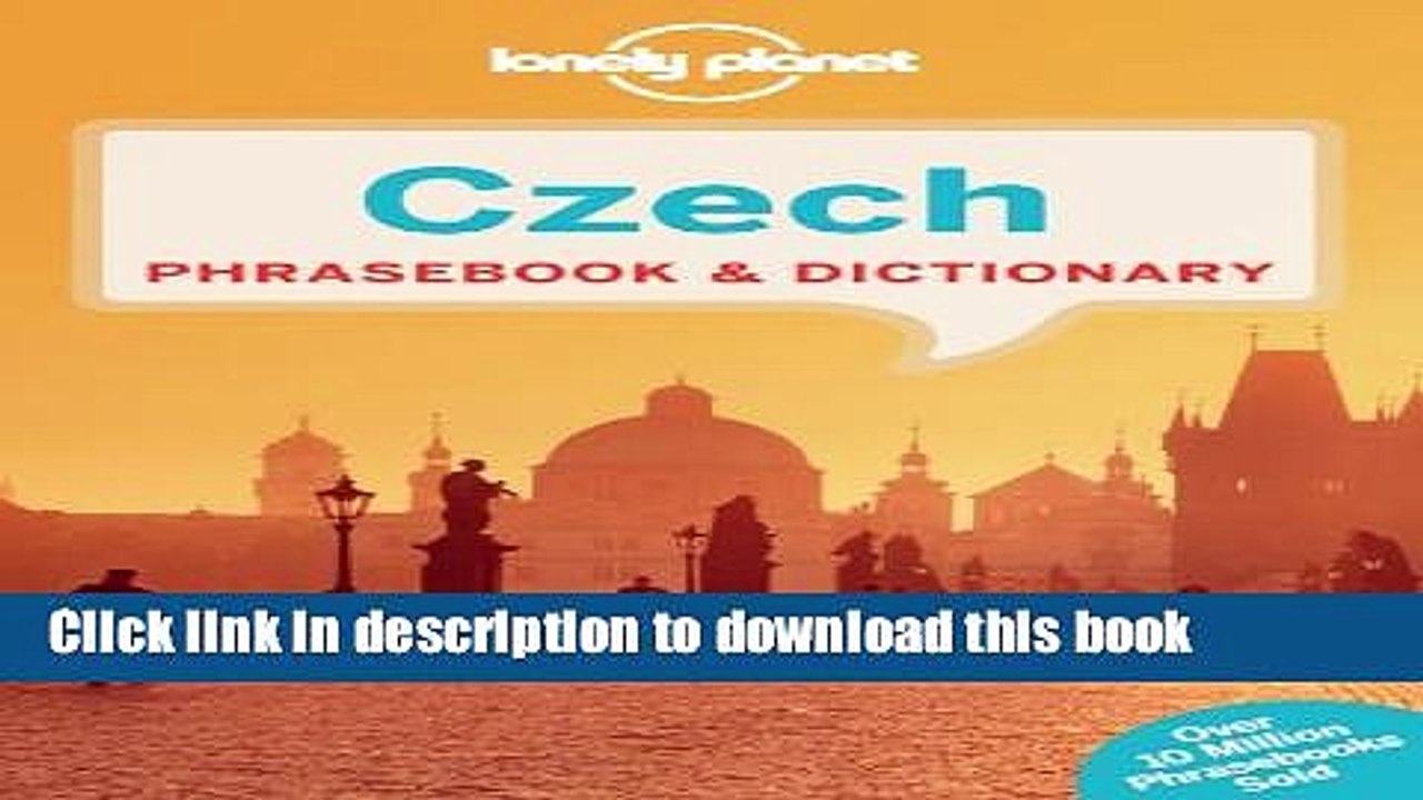 [Download] Lonely Planet Czech Phrasebook   Dictionary Hardcover Collection