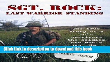 [Download] SGT. ROCK: LAST WARRIOR STANDING Hardcover Free