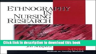[Download] Ethnography in Nursing Research Hardcover Free