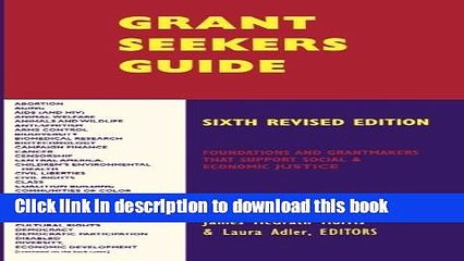 [PDF Kindle] Grant Seekers Guide, 6th Edition Free Download