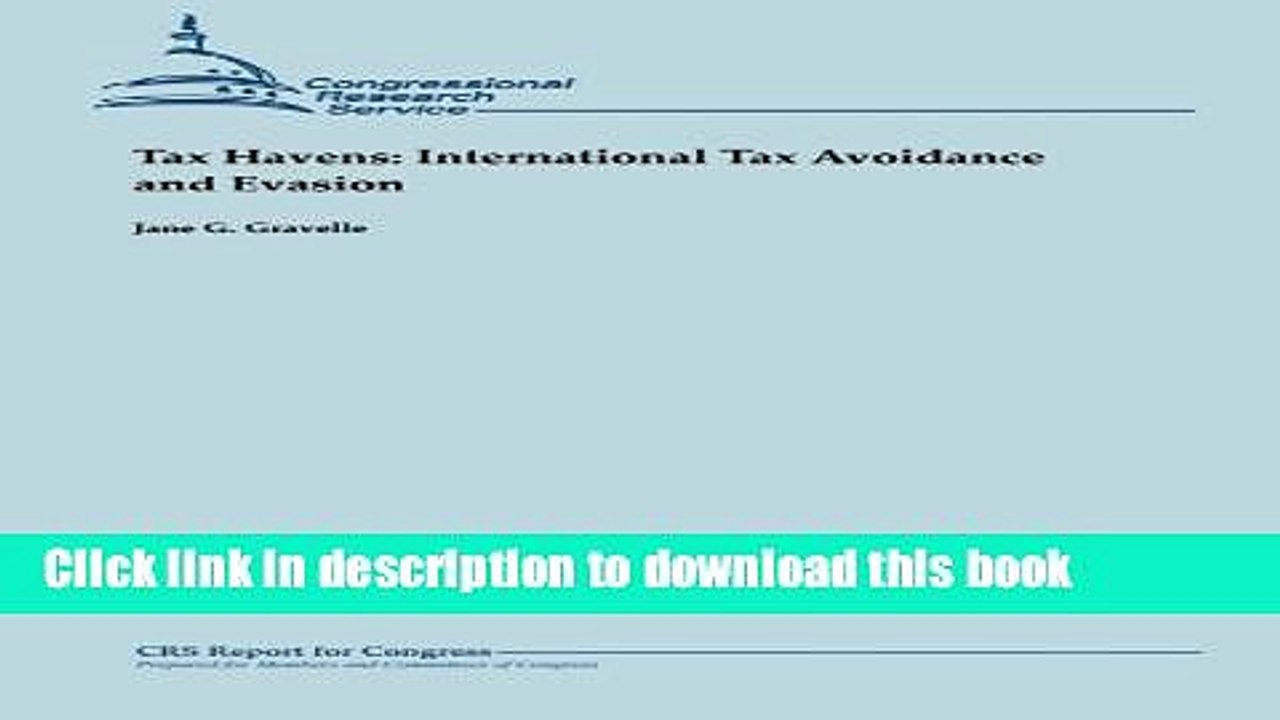 [PDF Kindle] Tax Havens:  International Tax Avoidance and Evasion Free Books