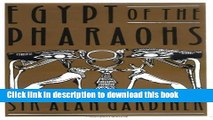 [Popular] Egypt of the Pharaohs: An Introduction Hardcover Collection