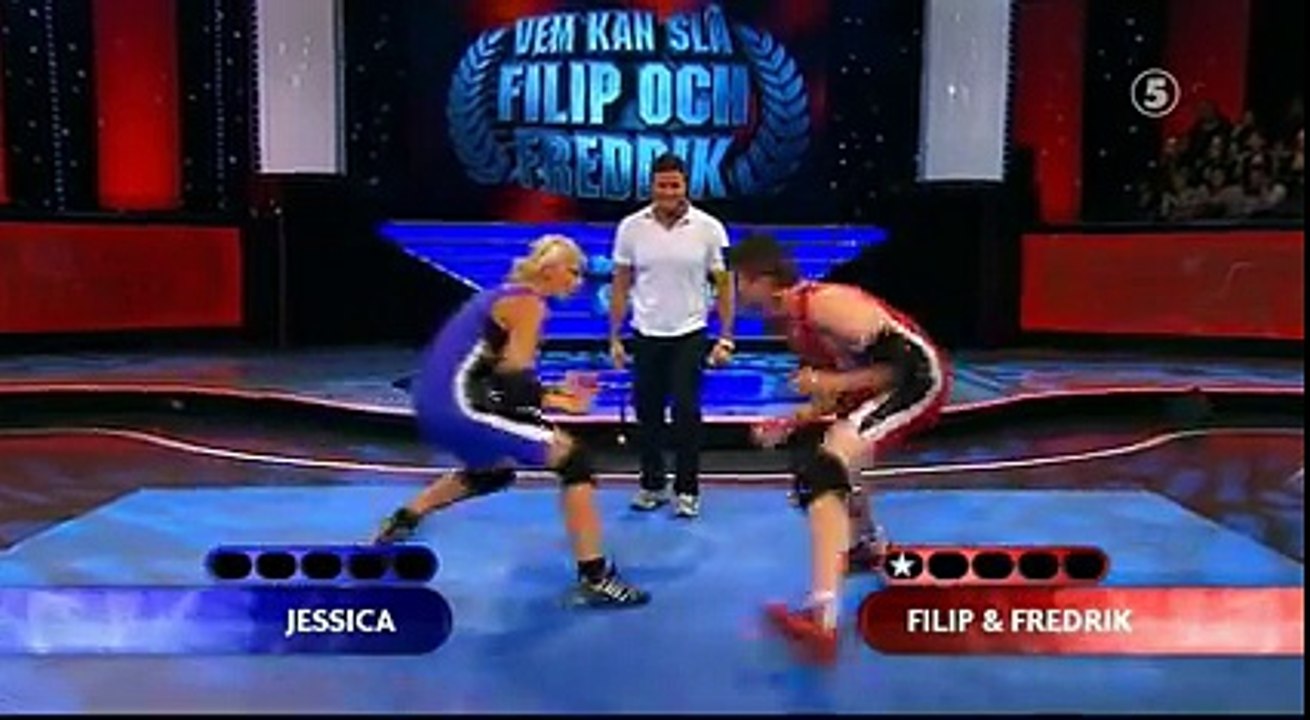 Wrestling Man Ws Woman!