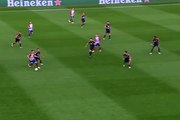 Great drible and goal by Saul vs. Bayern Munchen