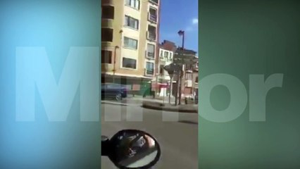 MUSLIM MACHETE RAMPAGE ON BELGIUM COPS