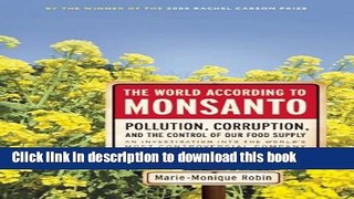 [Popular] The World According to Monsanto Kindle Collection
