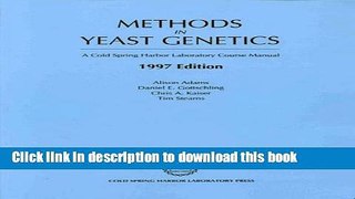[Popular] Methods in Yeast Genetics: Laboratory Course Manual Hardcover Free