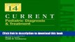 [Popular] Current Pediatric Diagnosis   Treatment Kindle Online