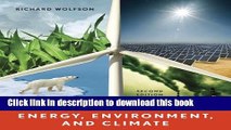 [Popular] Energy Environment And Climate Kindle Online