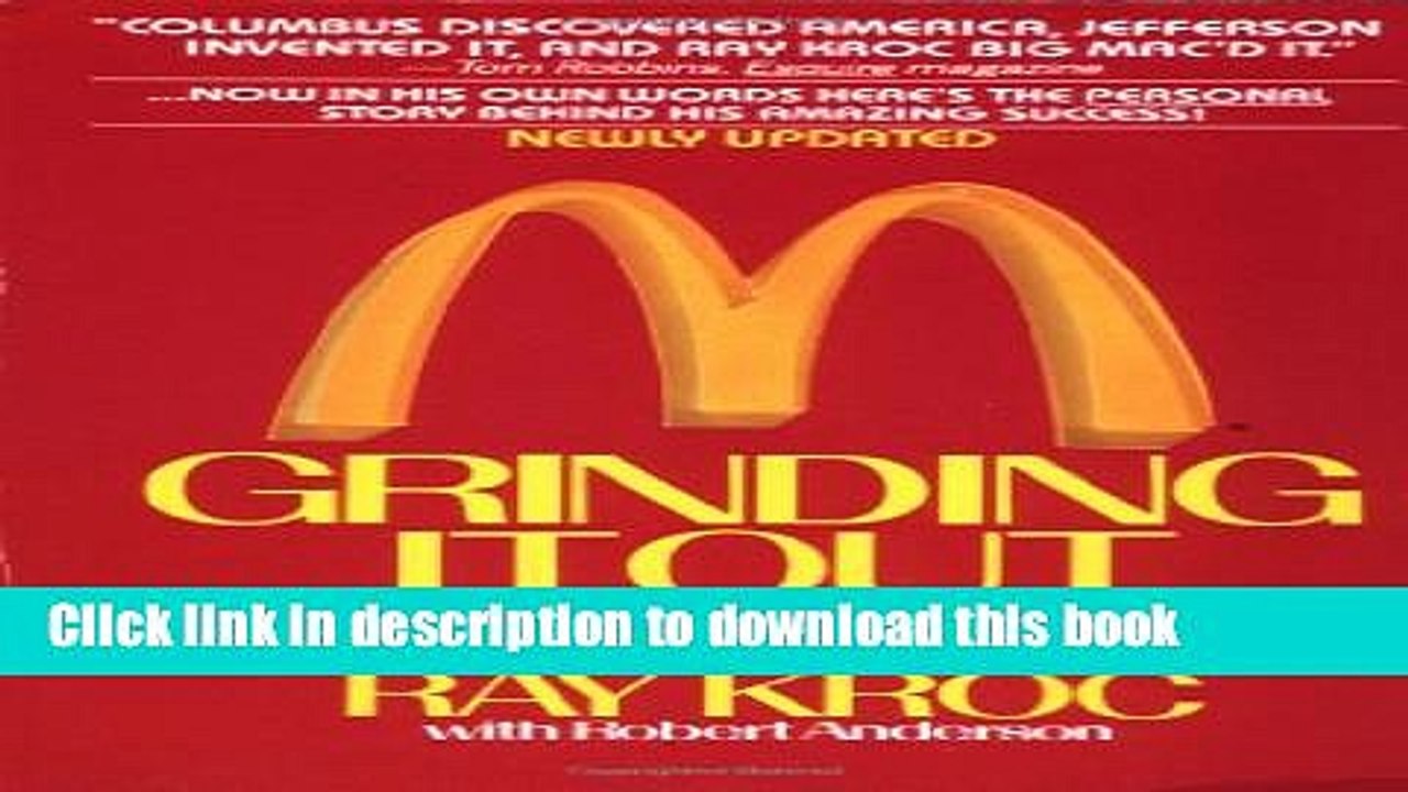 [Download] Grinding It Out: The Making of McDonald s Paperback Free