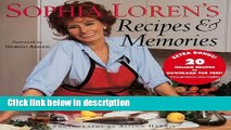 Ebook Sophia Loren s Recipes   Memories Full Online