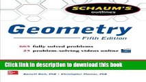 [Popular] Books Schaum s Outline of Geometry, 5th Edition: 665 Solved Problems   25 Videos (Schaum