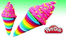 Play Dough Play Doh Rainbow - Create Rainbow Ice Cream Cups Peppa Pig Toys