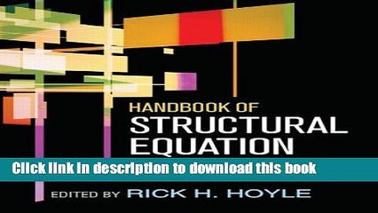 [Popular] Handbook of Structural Equation Modeling Hardcover Collection