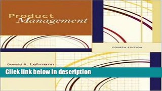 [PDF] Product Management (McGraw-Hill/Irwin Series in Marketing) Full Online