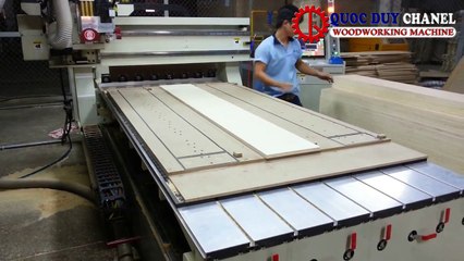 Máy CNC router YL-12242R+B- máy chế biến gỗ