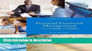 [PDF] Personal Financial Management: From College to Career (3rd Edition) [Full Ebook]