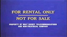 Walt Disney Home Video Light Blue FBI Warning Screens 1978 1981 Version 2