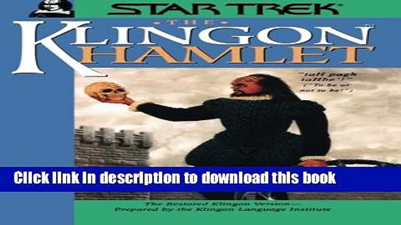 [Download] The Klingon Hamlet Kindle Online