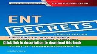 [Popular] Books ENT Secrets, 4e Full Online