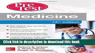 [Popular] Books Medicine PreTest Self-Assessment and Review, Fourteenth Edition Full Online