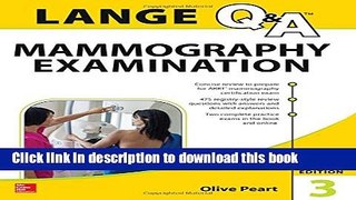 [Popular] Books LANGE Q A: Mammography Examination, 3rd Edition Free Online