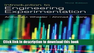 [Popular] Introduction to Engineering Experimentation (3rd Edition) Paperback Online