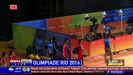 Ganda Putra Indonesia Awali Olimpiade dengan Kemenangan