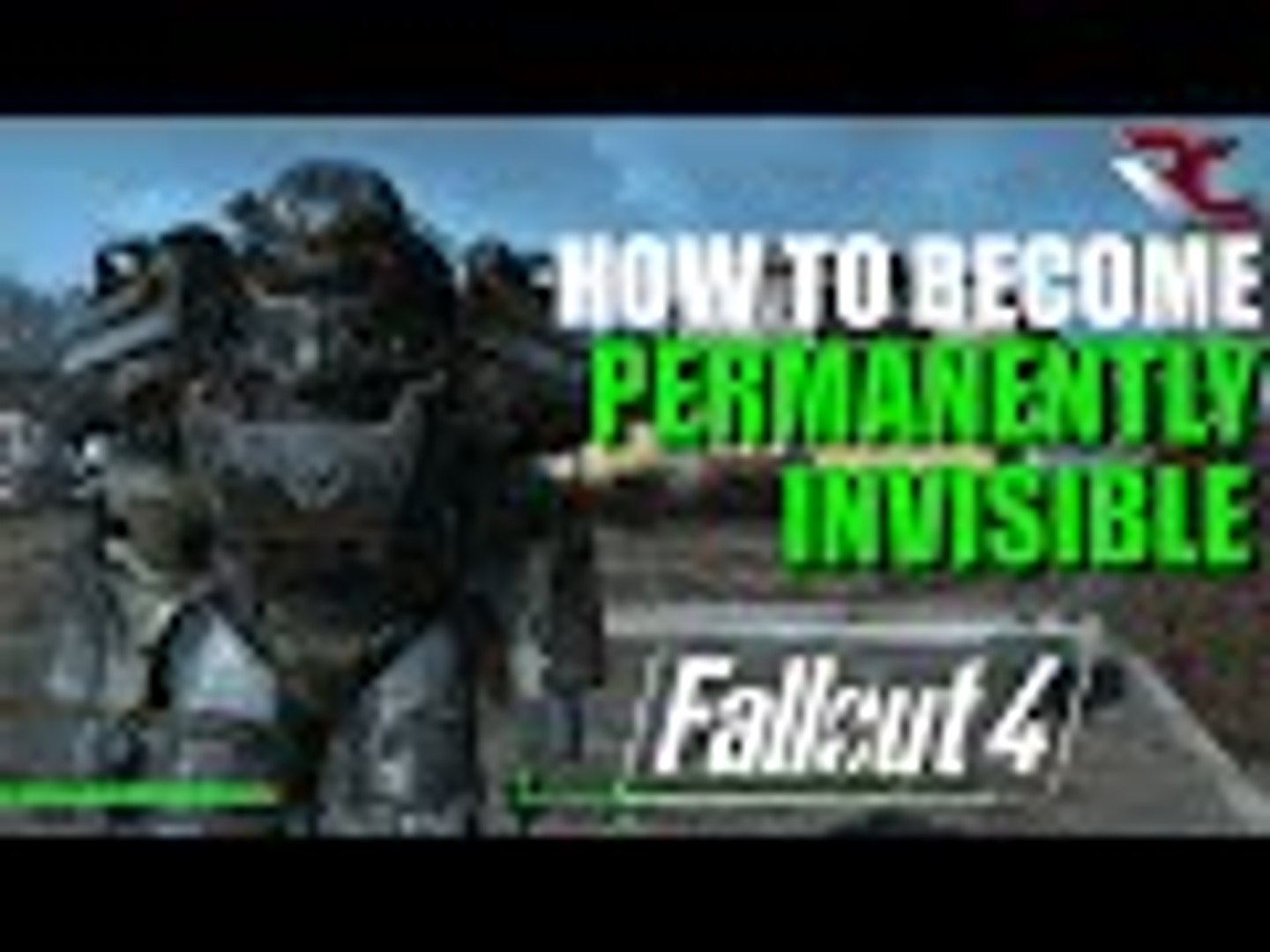 Fallout 4 How To Become Invisible Glitchexploit