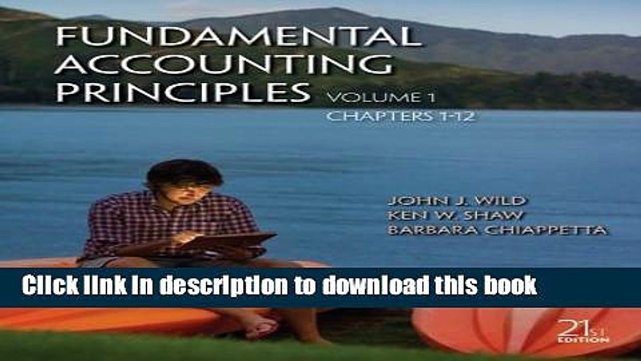 [Download] Fundamental Accounting Principles Volume 1 (Chapters 1-12) Hardcover Free
