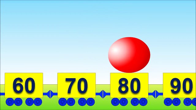Английский для детей Считаем десятками до 100 - мультик. Учимся считать по-английски