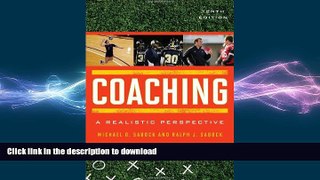 READ BOOK  Coaching: A Realistic Perspective FULL ONLINE