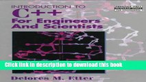 [Popular] Introduction to C   for Engineers and Scientists Kindle Collection
