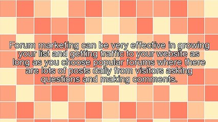Forum Marketing for Success Explained