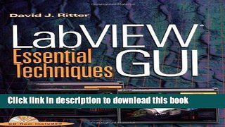 [Popular] LabVIEW GUI: Essential Techniques Hardcover Online