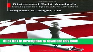 [Popular] Books Distressed Debt Analysis: Strategies for Speculative Investors Free Online