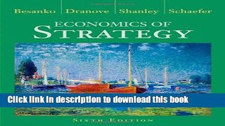 [Popular] Books Economics of Strategy Free Download