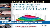 [PDF Kindle] PEM Fuel Cell Modeling and Simulation Using Matlab Free Download