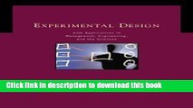[Popular] Experimental Design with Applications in Management, Engineering and the Sciences Kindle