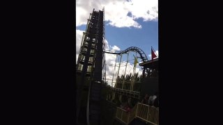 Took video of corkscrew at silverwood