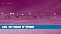 [PDF] Health Impact Assessment: Concepts, Theory, Techniques and Applications (Oxford Medical