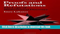 [Popular] Proofs and Refutations: The Logic of Mathematical Discovery Kindle Collection