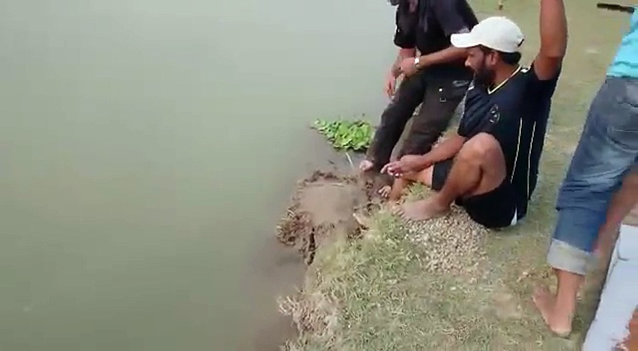 Fishing at sind river ghazi china fish Pakistan dr shahid