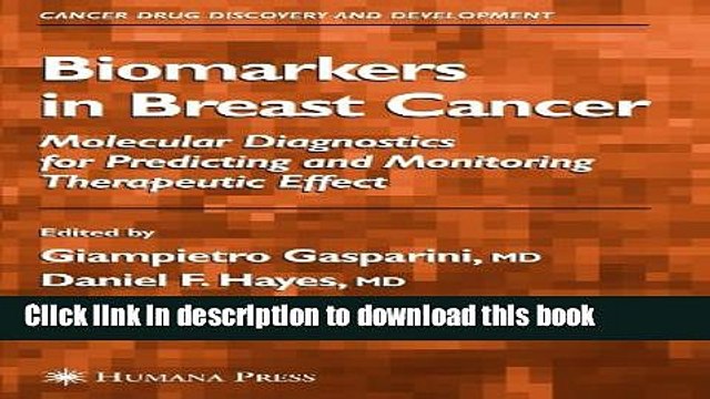 [PDF] Biomarkers in Breast Cancer (Cancer Drug Discovery and Development) Reads Full Ebook