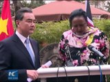 Chinese FM  Chinese built railways model of China Africa coop