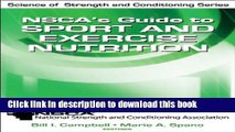 [Popular] Books NSCA s Guide to Sport and Exercise Nutrition (Science of Strength and Conditioning