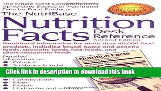 [Popular] Books The NutriBase Nutrition Facts Desk Reference Free Online