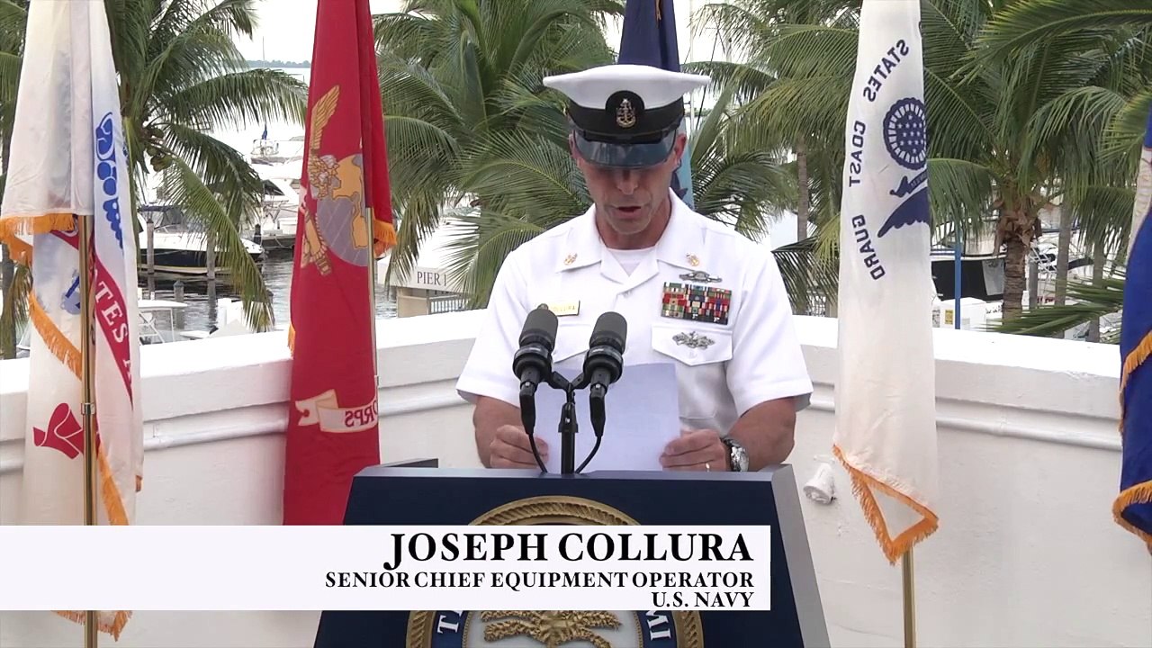 City of Miami - Promotion Ceremony for Petty Officer First Class Patricio Gonzalez