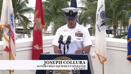 City of Miami - Promotion Ceremony for Petty Officer First Class Patricio Gonzalez